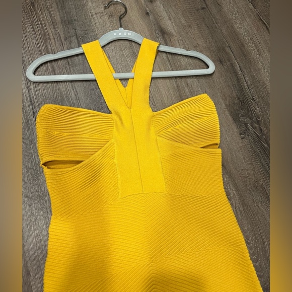 BCBGMaxazria Merigold Abigail Halter Midi Dress - Picture 6 of 10